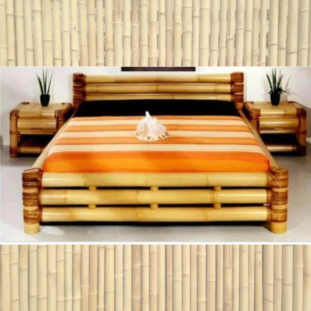 Natural Bamboo Bed